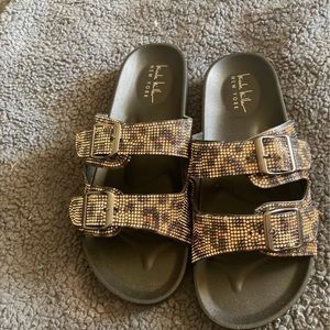 Nicole by Nicole Miller Glitter Sandals